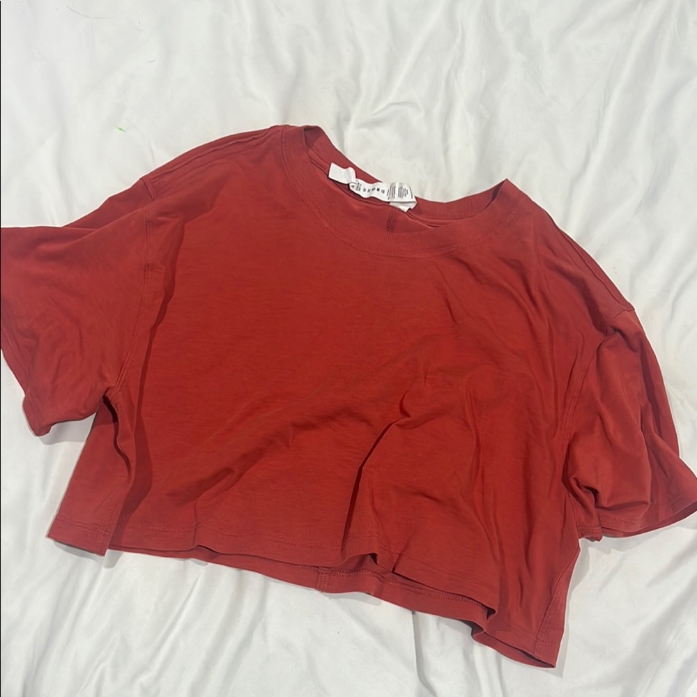 Lululemon All Yours Red Crop Top